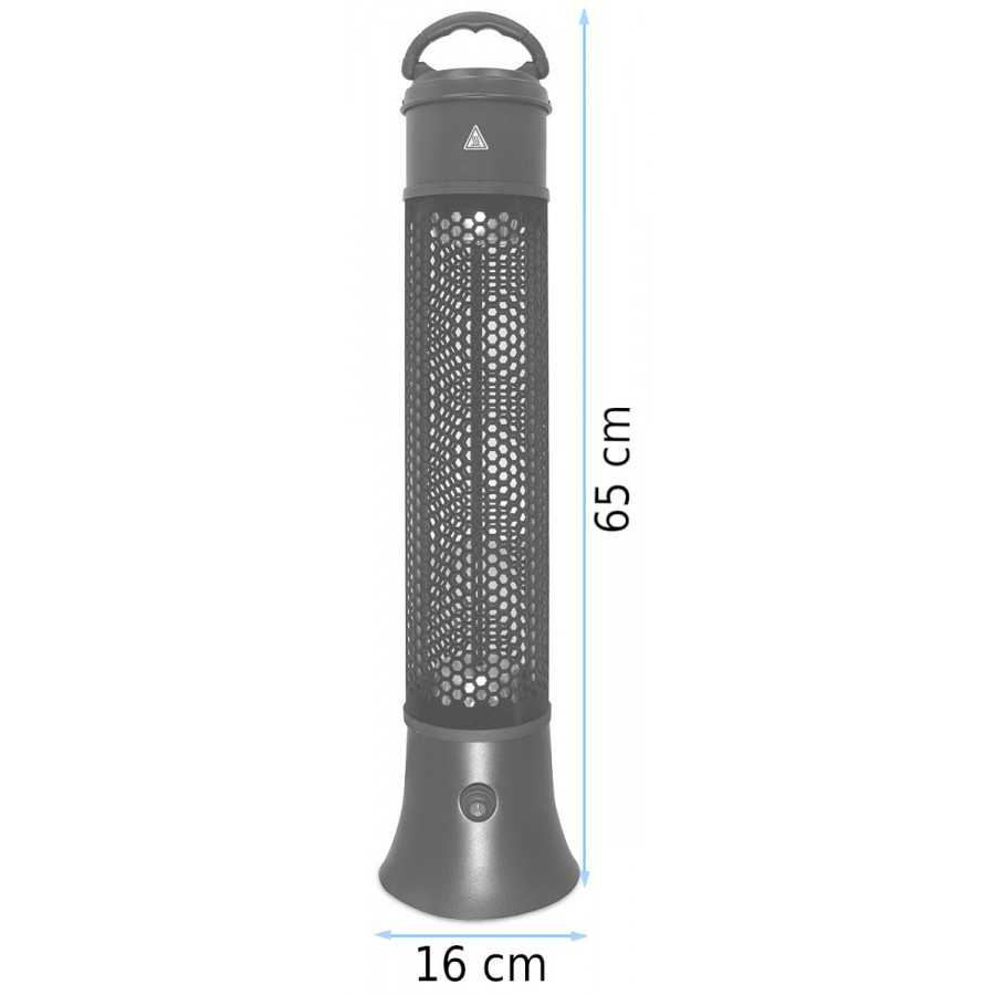 High ceiling factory radiator